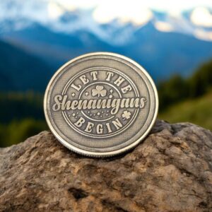 Shenanigans & Tomfoolery Challenge Coin - Double-Sided Fun