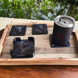 Mythical Beasts Coasters: Protect Your Table in Dragon Style