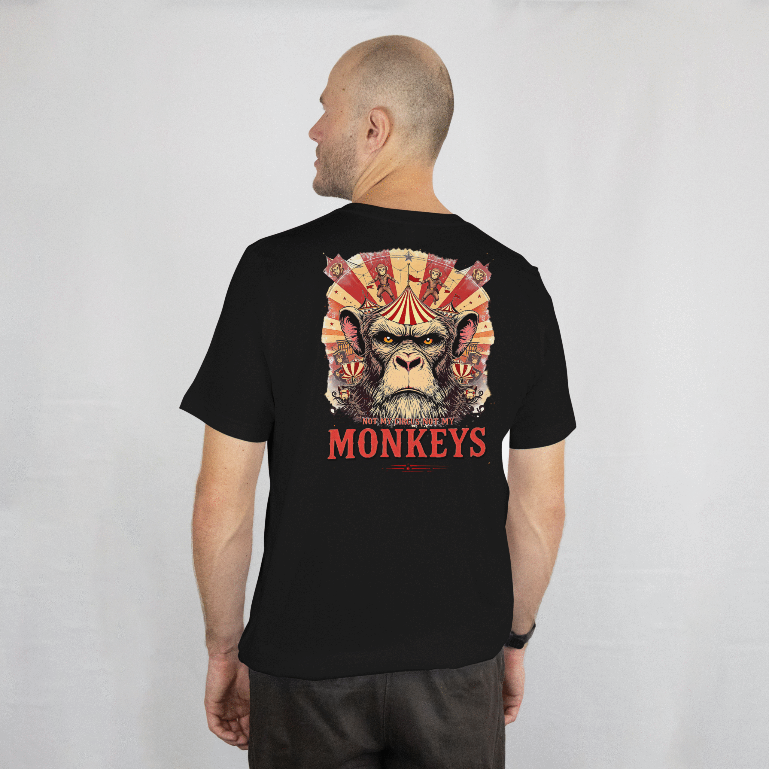 Custom Gen X T-Shirt – “Not My Circus, Not My Monkeys” Retro Graphic Tee | Personalized Year Defiant X Shirt